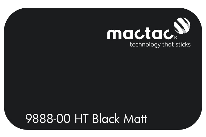 MACTAC HT PRO MATT BLACK 1230 X 1