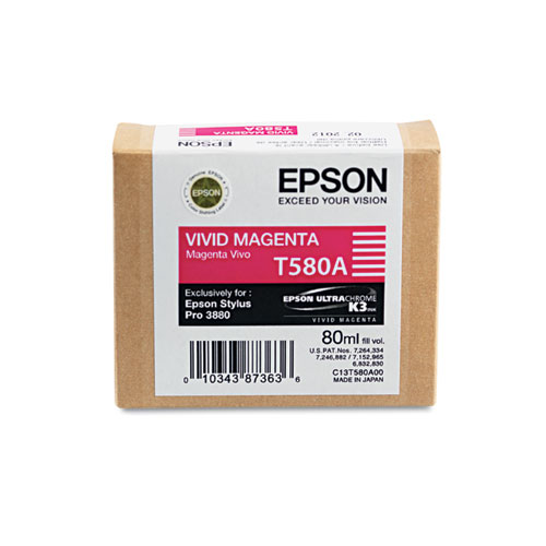 EPSON 3880 VIVID MAGENTA INK 80ML