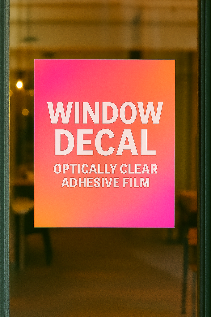 JETPRO EASY CLING WINDOW 1370MMX50M - CLEAR LATEX/UV/ECOSOL