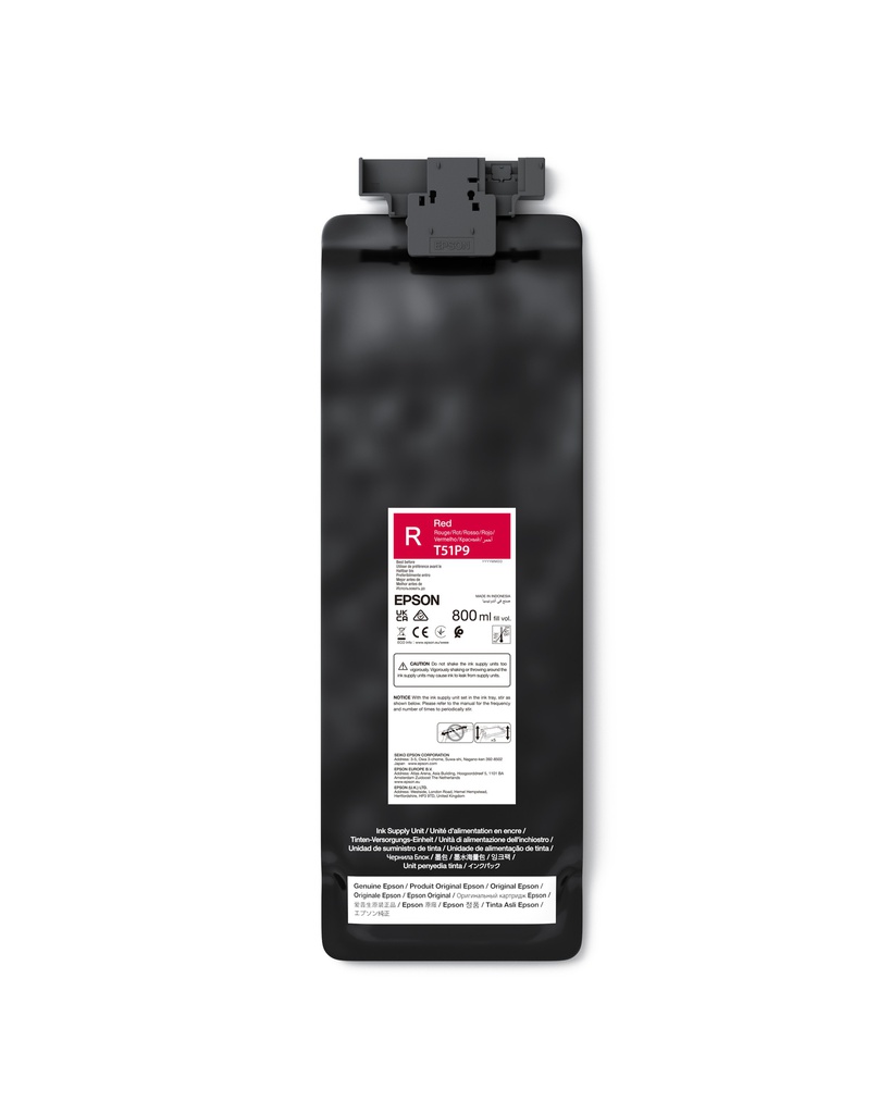 EPSON SCS9160 800ML INK RED
