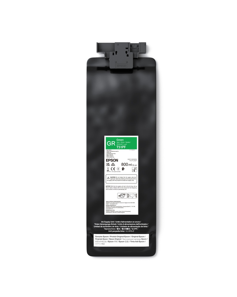EPSON SCS9160 800ML INK GREEN