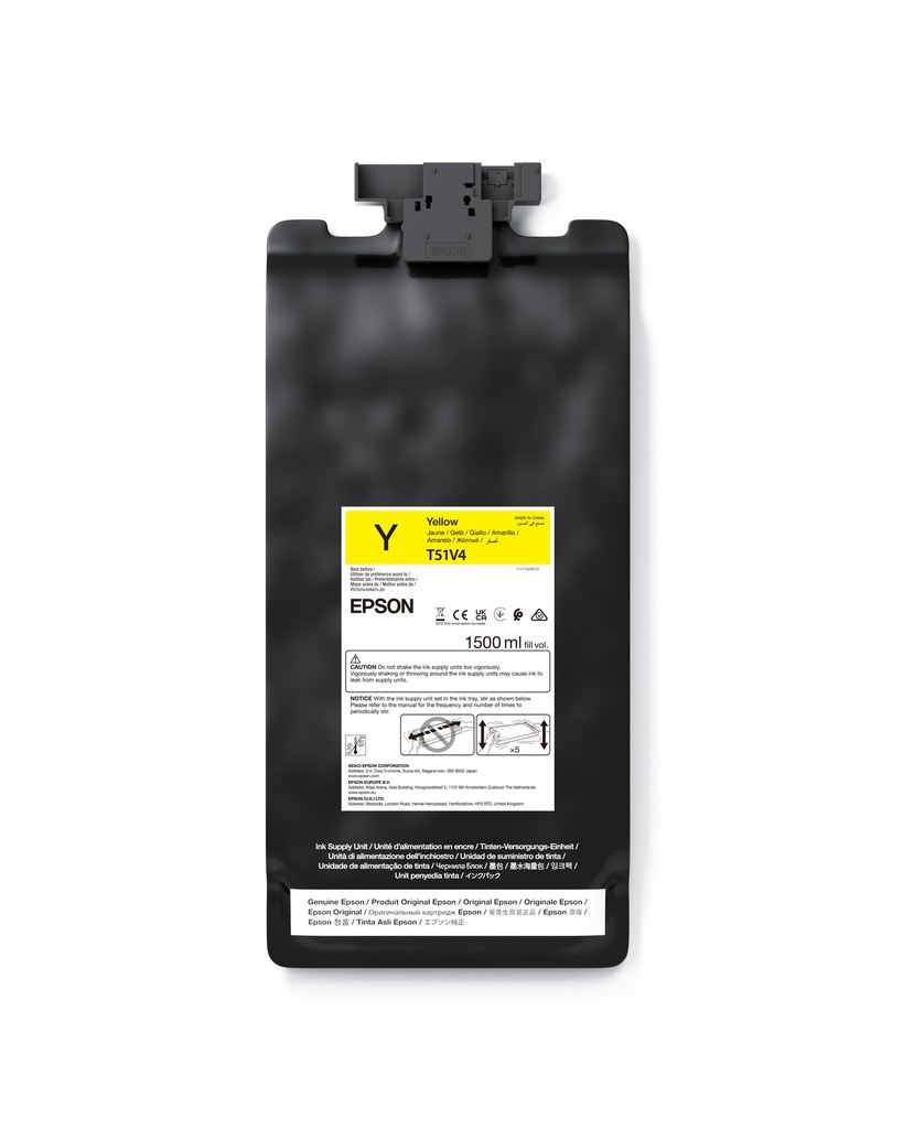 EPSON SCS8160/9160 1.5L INK YELLOW INK