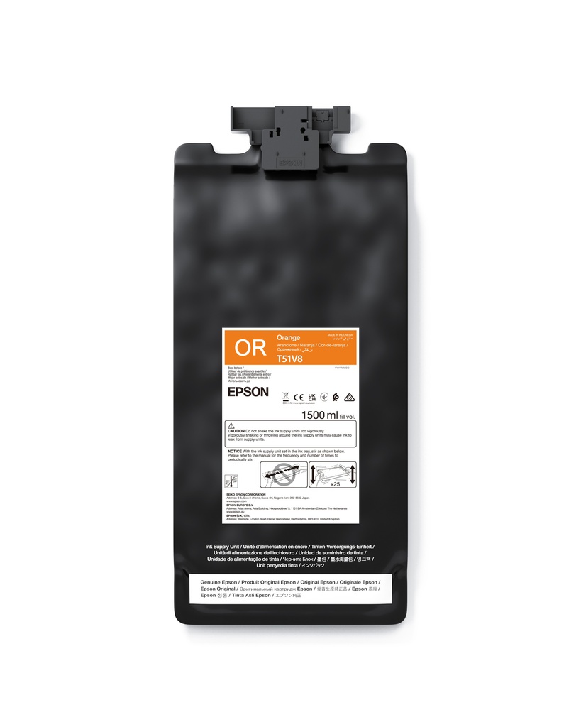 EPSON SCS8160/9160 1.5L INK ORANGE INK