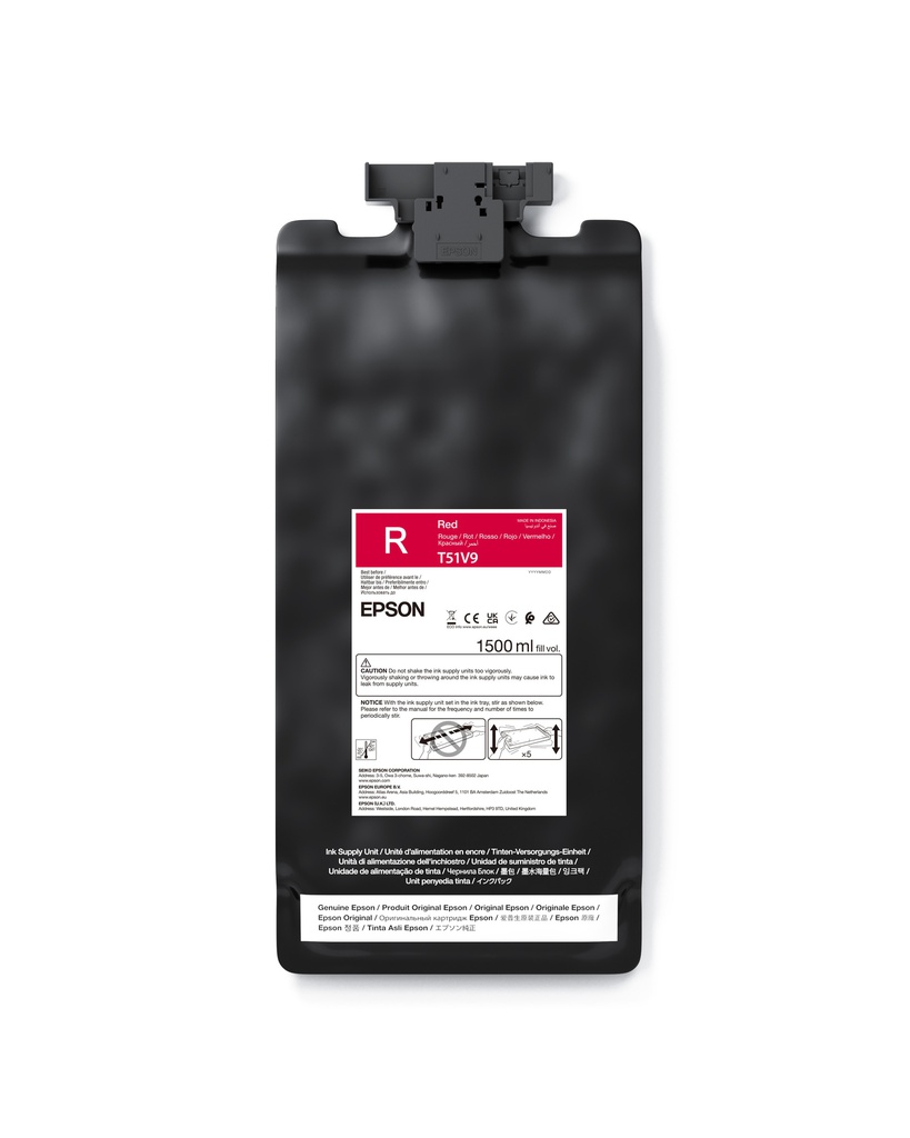 EPSON SCS8160/9160 1.5L INK RED INK