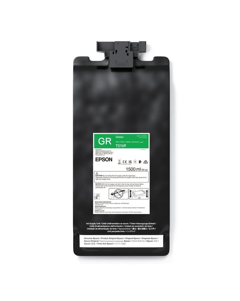 EPSON SCS8160/9160 1.5L INK GREEN INK