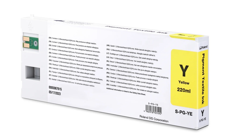 ROLAND S-PG2-2YE (DTF) 220ML YELLOW INK