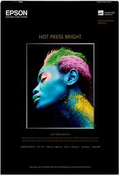 [S042332] EPSON HOT PRESS BRIGHT 330G A2 X 25