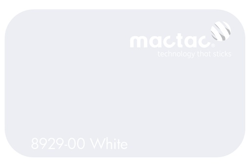 [MAC8929-00M-1230] MACTAC WHT 1230 X 1