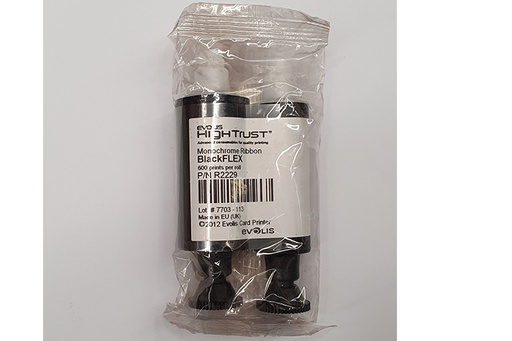 [AERBBKFLEXMONO] RIB R2229 BLACK FLEX M/CHROME 600