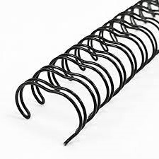 [AWSL2.1PC15.9BK50] WIRE 2:1 P/CUT 15.9MM 5/8 BLK 50S