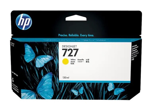 [B3P21A] HP 727 YELLOW INK 130ML