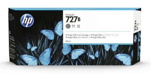 [3WX21A] HP 727B 300ML INK GREY