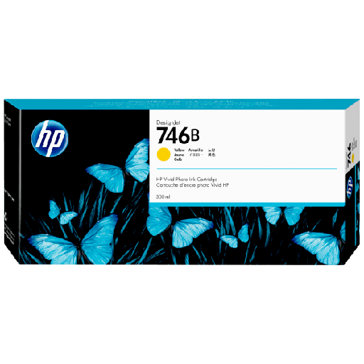[3WX38A] HP 746B 300ML YELLOW INK