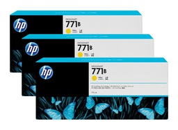 [B6Y26A] HP 771B YELLOW INK CARTRI 3PK