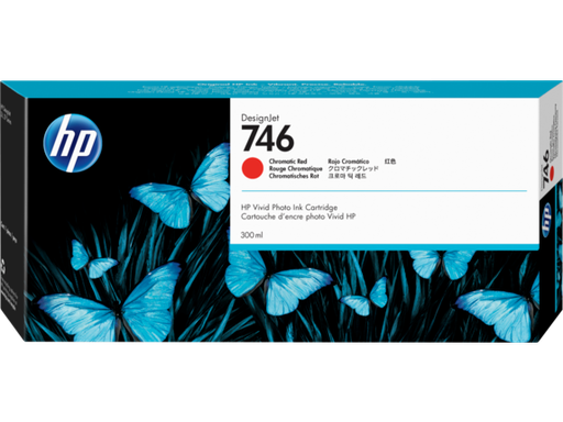 [P2V81A] HP 746 INK 300ML - CHROMATIC RED