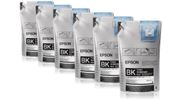 [T741100] EPSON U/C DS BLACK INK 6 X 1L