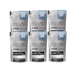 [T741X00] EPSON U/C DS HD BLACK INK 6 X 1L