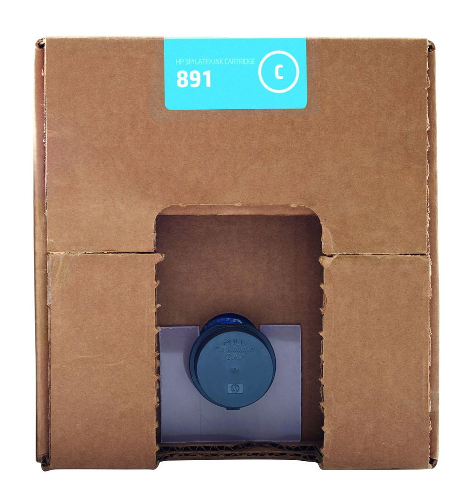 HP 891 LATEX INK 10L - CYAN | Aarque