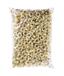 [S-95EYELETBRASS] EASY EYELET 9.5MM BRASS 500PCS/BAG