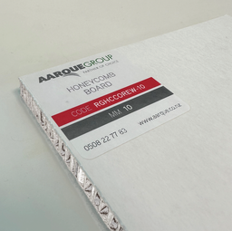 [RGHCCOREALLWHT-10-2440] HONEYCOMB BD 10MM ALL WHITE 1220X2440