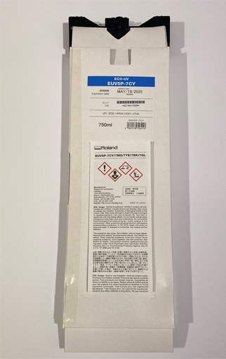 [EUV5P7CY] ROLAND MO 750ML INK CYAN